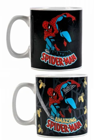 Produktbild zu Marvel Comics - Tasse mit Thermoeffekt - Spider-Man