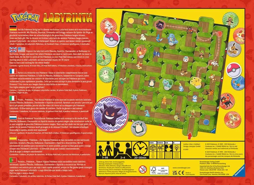 Pokémon - Brettspiel - Labyrinth