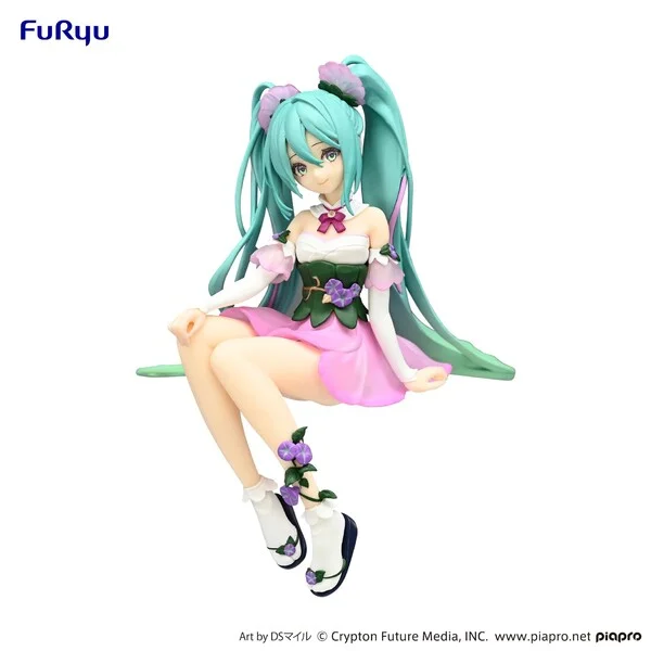 Character Vocal Series - Noodle Stopper Figure - Miku Hatsune (Flower Fairy Morning Glory Pink ver.)