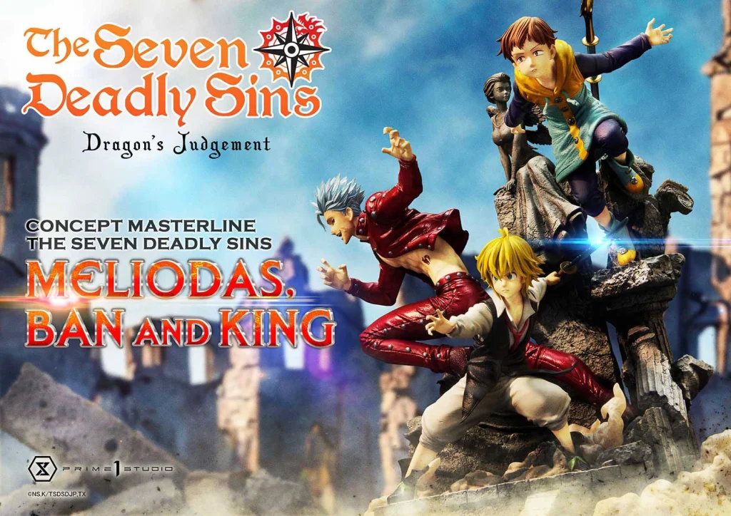 The Seven Deadly Sins - Concept Masterline - Meliodas, Ban & King