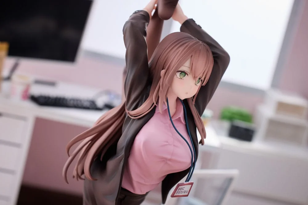 OL-chan Darakeru - Scale Figure - OL-chan (Pink Ver.)