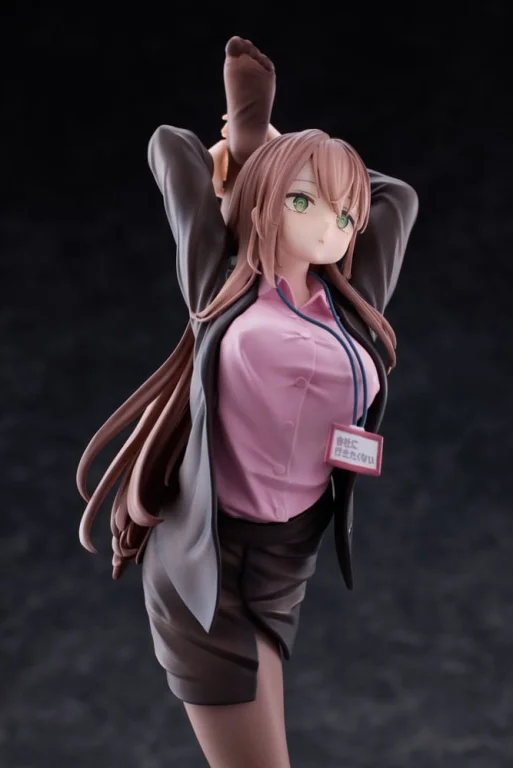 OL-chan Darakeru - Scale Figure - OL-chan (Pink Ver.)