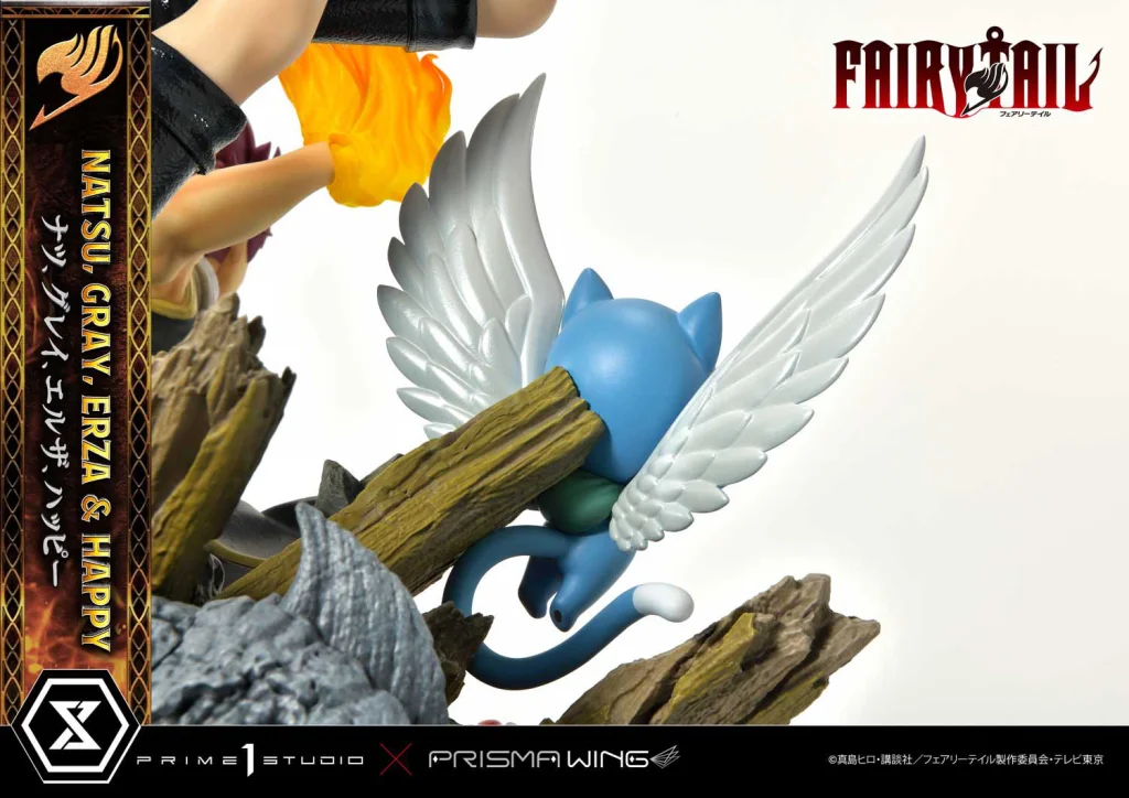 Fairy Tail - PRISMA WING - Natsu, Gray, Erza & Happy