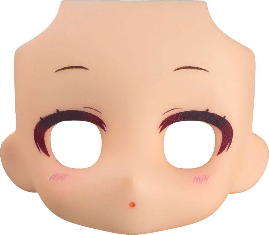 Nendoroid Doll - Zubehör - Face Plate Narrowed Eyes: With Makeup (Peach)