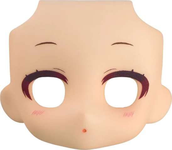 Produktbild zu Nendoroid Doll - Zubehör - Face Plate Narrowed Eyes: With Makeup (Almond Milk)