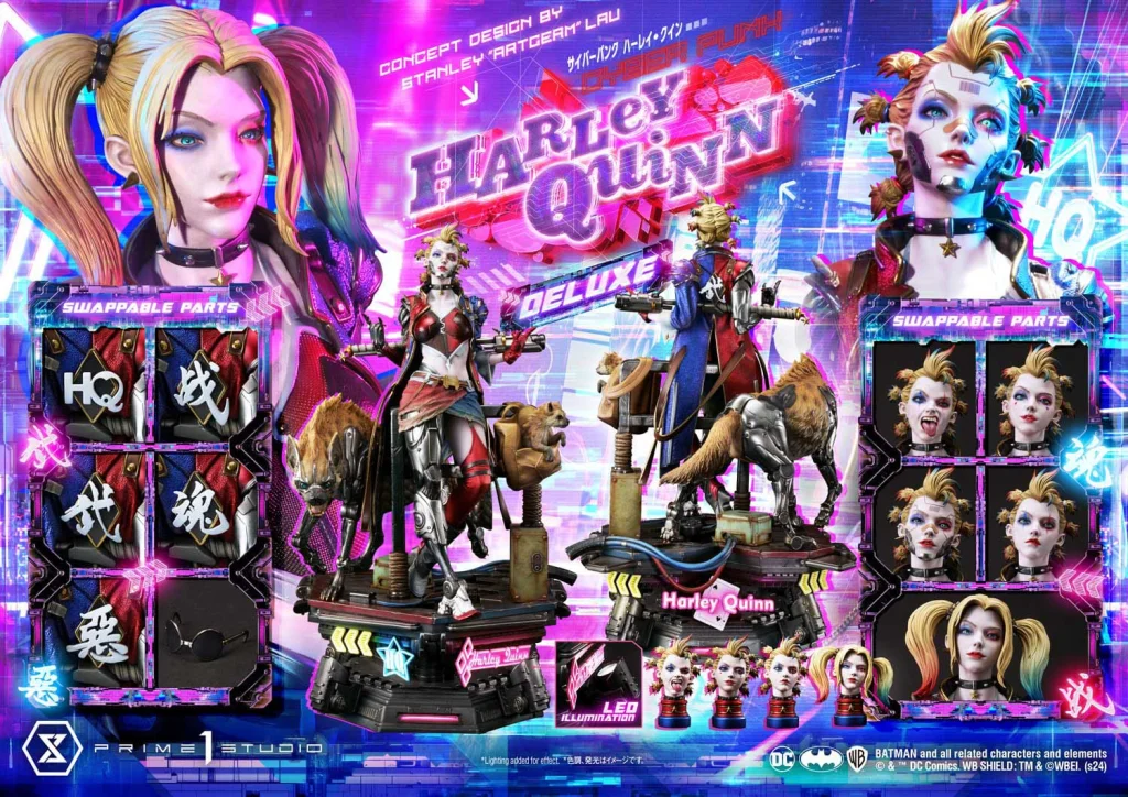 Batman - Ultimate Museum Masterline - Cyberpunk Harley Quinn (Deluxe Bonus Version)