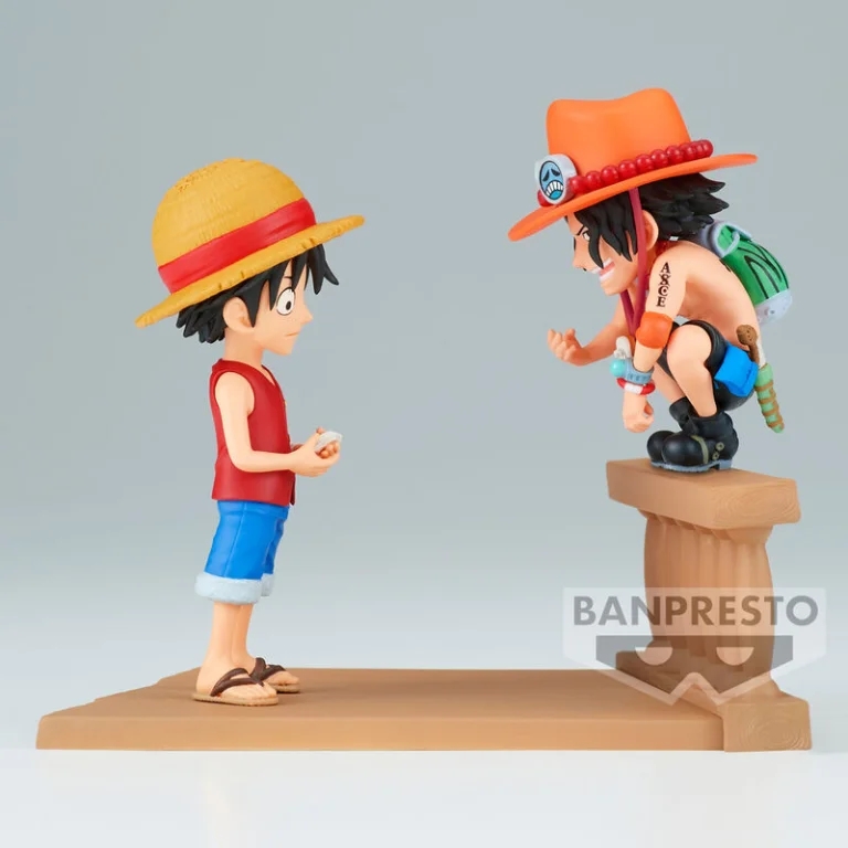 One Piece - World Collectable Figure - Log Stories - Monkey D. Ruffy & Portgas D. Ace