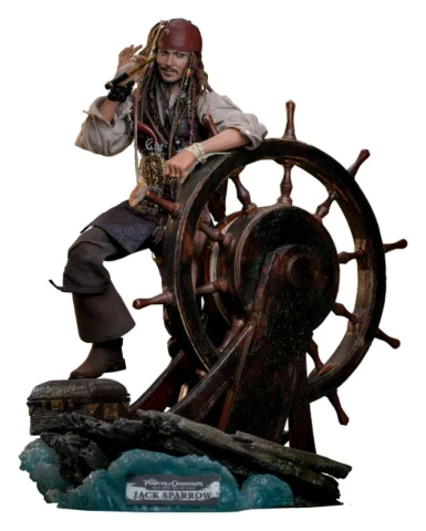 Produktbild zu Pirates of the Caribbean - Scale Action Figure - Jack Sparrow (Deluxe Version)