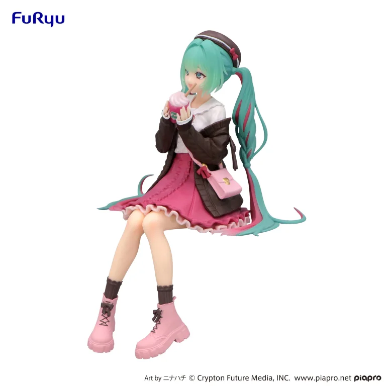 Character Vocal Series - Noodle Stopper Figure - Miku Hatsune (Autumn Date Pink Color ver.)