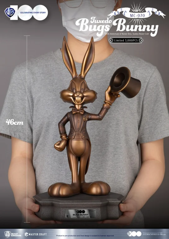 Looney Tunes - Master Craft Statue - Tuxedo Bugs Bunny (100th Anniversary of Warner Bros. Studios)