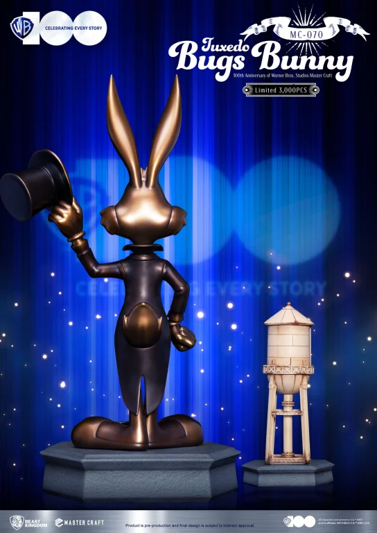 Looney Tunes - Master Craft Statue - Tuxedo Bugs Bunny (100th Anniversary of Warner Bros. Studios)