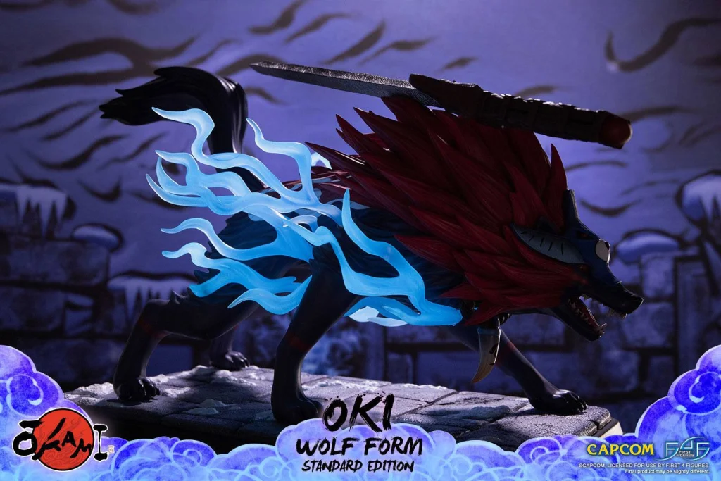 Okami - First 4 Figures - Oki (Wolf Form)