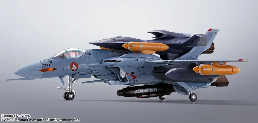 Macross Zero - Hi-Metal R - VF-0A Phoenix (Shin Kudo Use) & QF-2200D-B Ghost