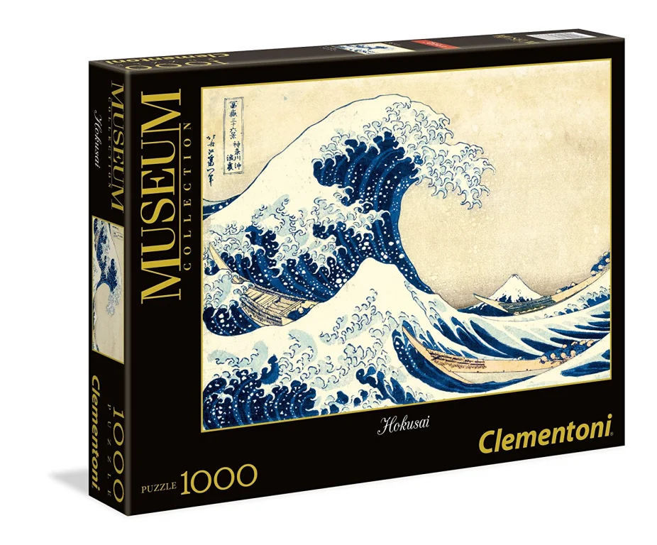 Clementoni - Museum Collection Puzzle - Die gro&szlig;e Welle vor Kanagawa