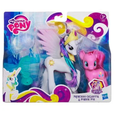 Produktbild zu My Little Pony - Kristall Set - Prinzessin Celestia & Pinkie Pie