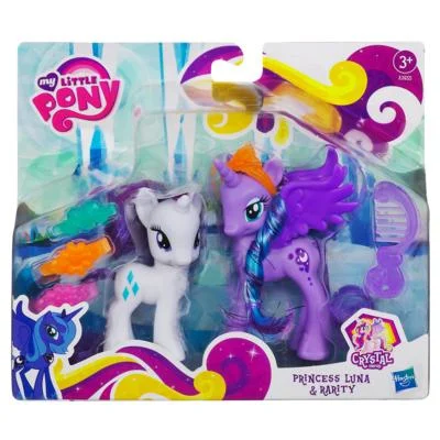 Produktbild zu My Little Pony - Kristall Set - Prinzessin Luna & Rarity