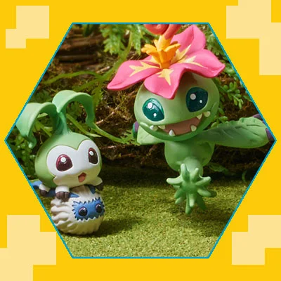 Digimon - DigiColle! Data 1 - Palmon, Tanemon & Yuramon