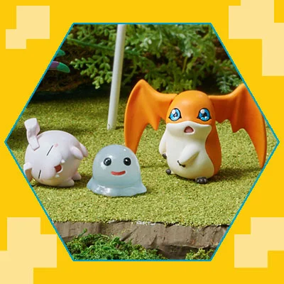 Produktbild zu Digimon - DigiColle! Data 1 - Patamon, Tokomon & Poyomon