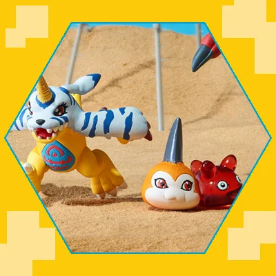 Produktbild zu Digimon - DigiColle! Data 2 - Gabumon, Tsunomon & Punimon