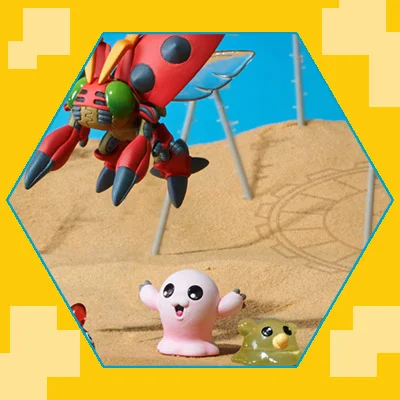 Digimon - DigiColle! Data 2 - Tentomon, Motimon & Pabumon