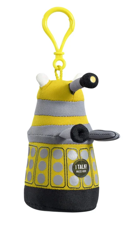 Doctor Who - Plüsch-Anhänger mit Sound - Gelber Dalek