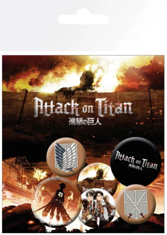 Produktbild zu Attack on Titan - Badge Pack - Set 1