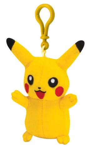 Produktbild zu Pok&eacute;mon - Tomy Pl&uuml;sch-Anh&auml;nger - Pikachu