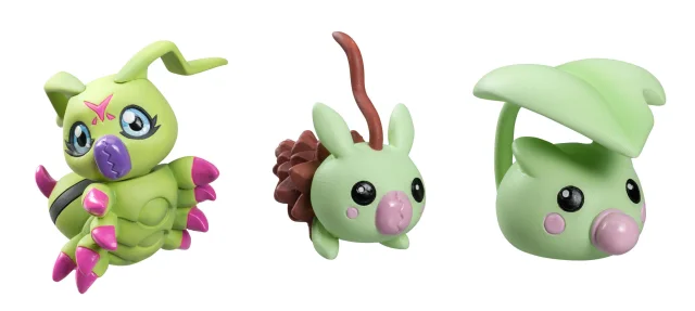 Produktbild zu Digimon - DigiColle! Data 3 - Wormmon, Minomon & Leafmon