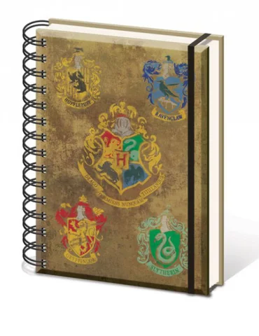 Produktbild zu Harry Potter - Notizbuch - Crests