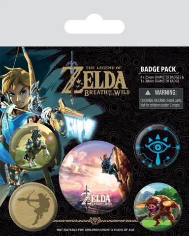 Produktbild zu The Legend of Zelda: Breath of the Wild - Badge Pack - The Climb