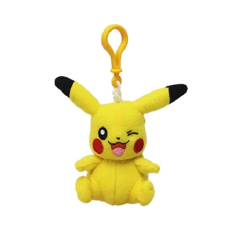 Produktbild zu Pokémon - Tomy Plüsch-Anhänger - Pikachu
