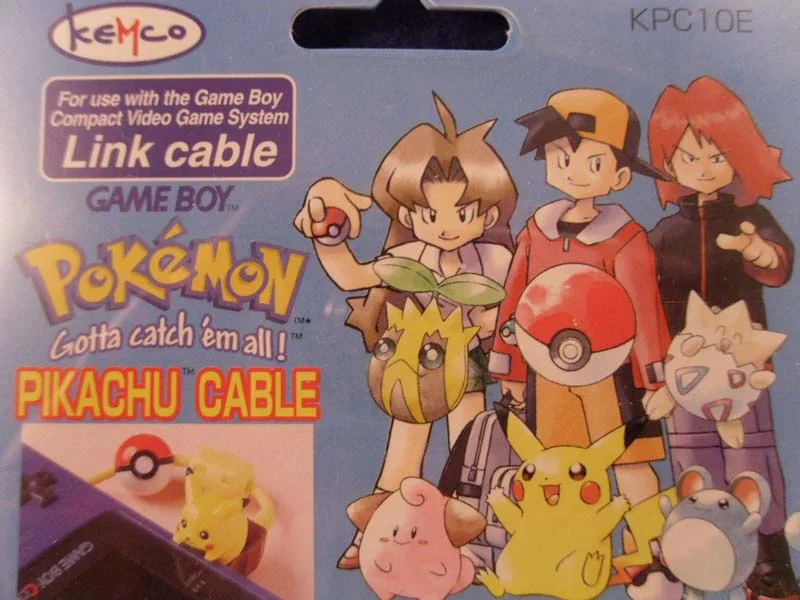 Nintendo Game Boy - Pokémon Pikachu Link-Kabel