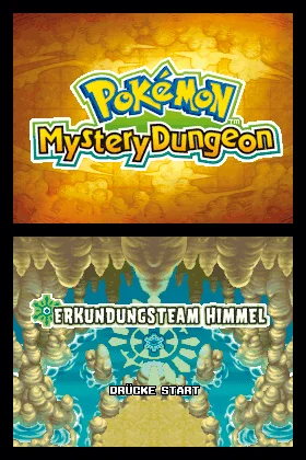 Pokémon Mystery Dungeon Erkundungsteam Himmel
