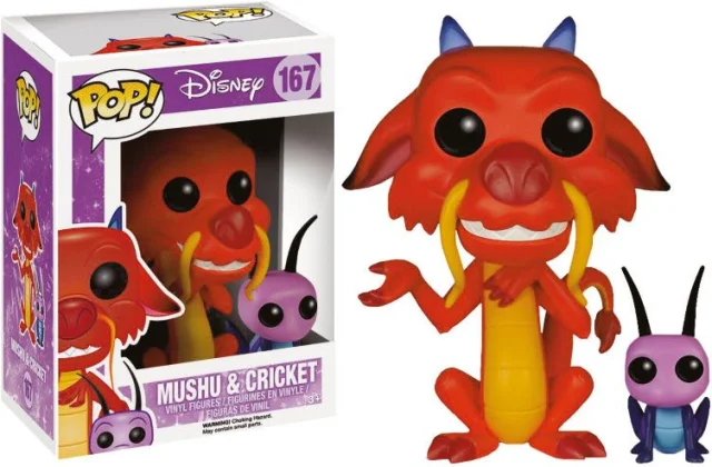 Produktbild zu Disney - Funko POP! Vinyl Figur - Mushu & Cri-Kee