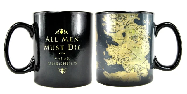 Produktbild zu Game of Thrones - Tasse mit Thermoeffekt - Map