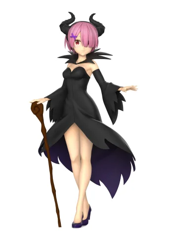 Produktbild zu Re:ZERO - SSS Figure Fairy Tale Series - Ram (Nemurihime ver.)