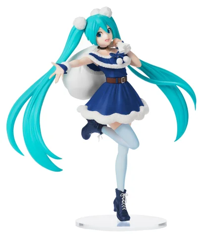 Produktbild zu Character Vocal Series - SPM Figure - Miku Hatsune (Christmas 2020 Blue ver.)