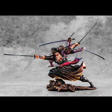 Produktbild zu One Piece - Excellent Model - Portrait of Pirates - Lorenor Zorro (Demon Spirit Kyuutouryuu Asura ver.)