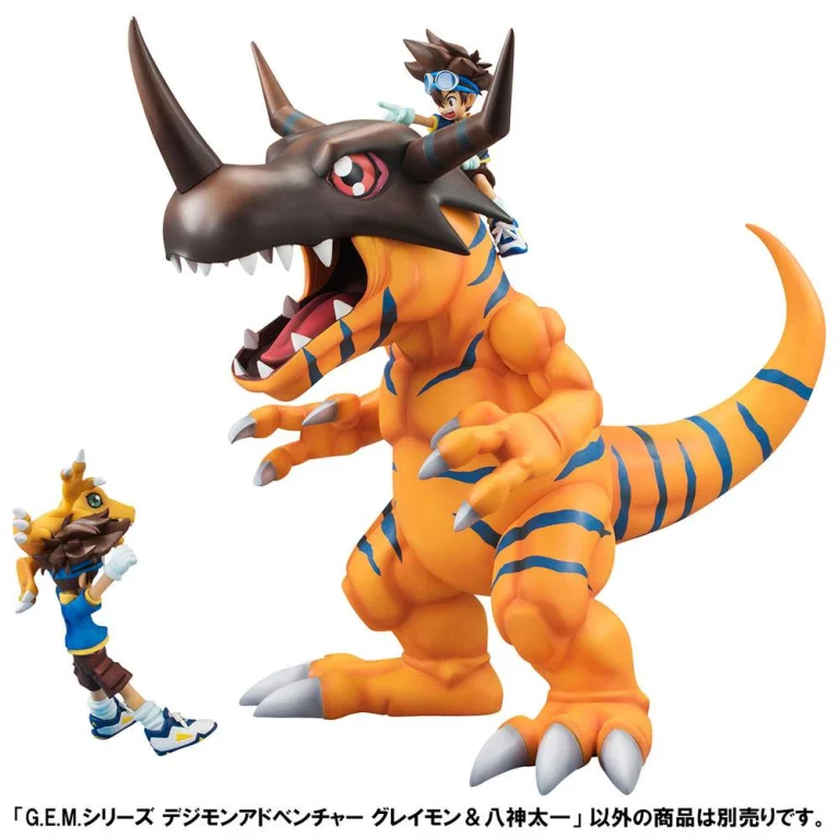 Digimon - G.E.M. Series - Greymon & Taichi Yagami