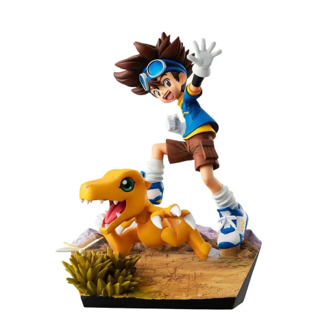 Produktbild zu Digimon - G.E.M. Series - Taichi Yagami & Agumon (20th Anniversary ver.)