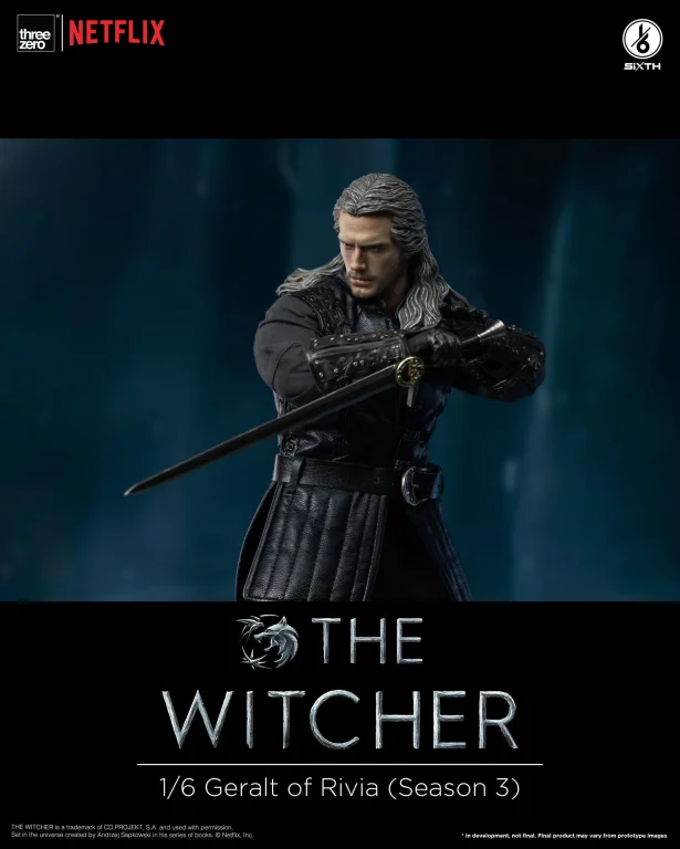 The Witcher - Scale Action Figure - Geralt von Riva (Season 3)