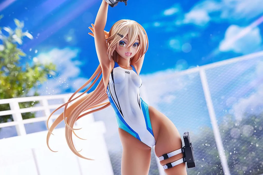 ARMS NOTE - Scale Figure - Kouhai-chan of the Swimming Club (Blue Line Swimsuit Ver.)