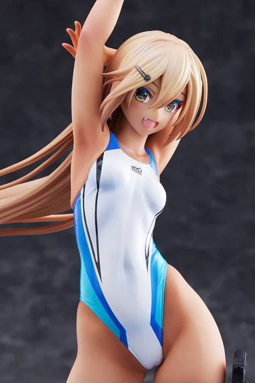 ARMS NOTE - Scale Figure - Kouhai-chan of the Swimming Club (Blue Line Swimsuit Ver.)