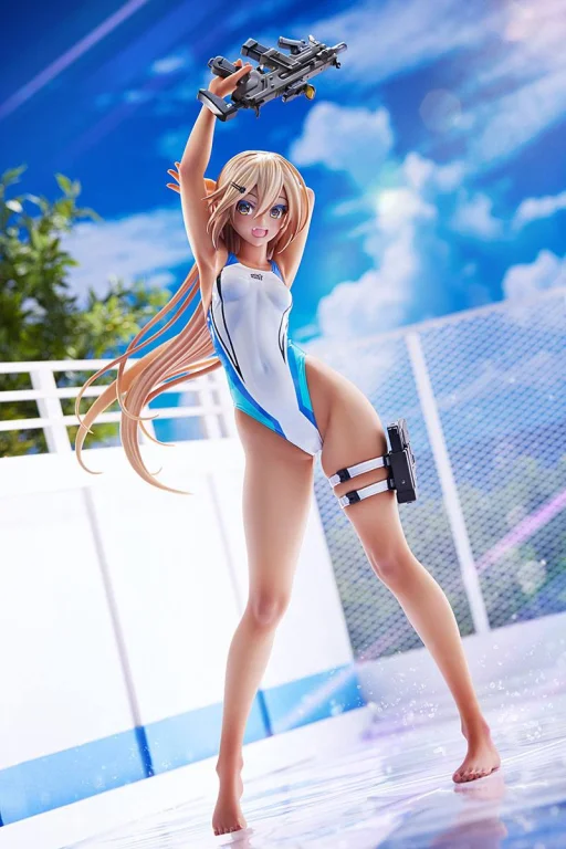 ARMS NOTE - Scale Figure - Kouhai-chan of the Swimming Club (Blue Line Swimsuit Ver.)