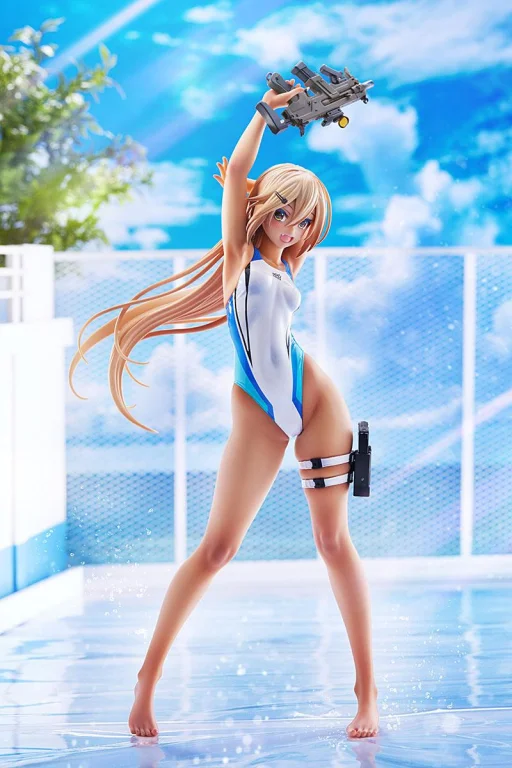 ARMS NOTE - Scale Figure - Kouhai-chan of the Swimming Club (Blue Line Swimsuit Ver.)