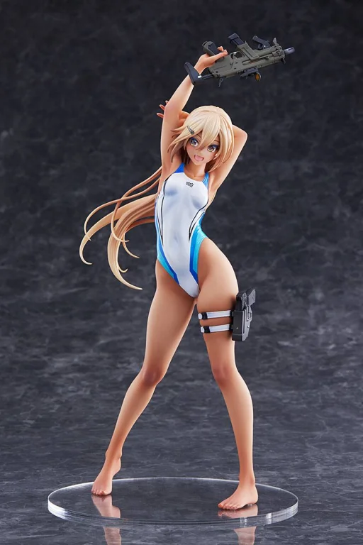 ARMS NOTE - Scale Figure - Kouhai-chan of the Swimming Club (Blue Line Swimsuit Ver.)