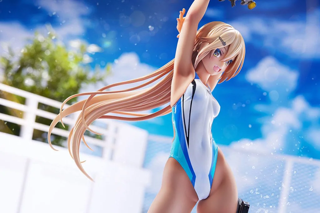 ARMS NOTE - Scale Figure - Kouhai-chan of the Swimming Club (Blue Line Swimsuit Ver.)