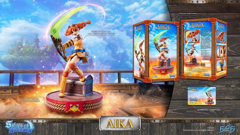 Skies of Arcadia - First 4 Figures - Aika