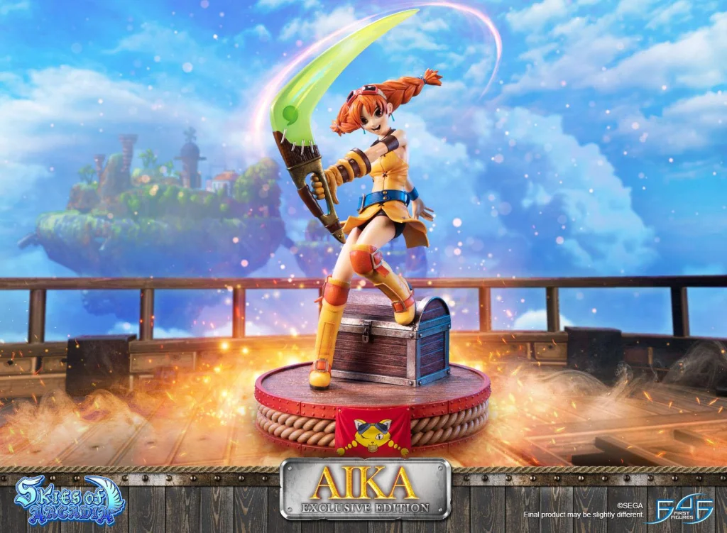 Skies of Arcadia - First 4 Figures - Aika