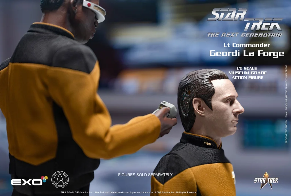 Star Trek - Scale Action Figure - Lt. Commander Geordi La Forge (Essentials Version)